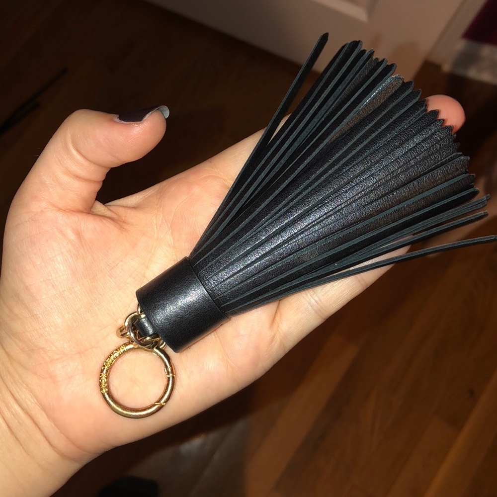 Michael Kors leather keychain